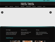 Tablet Screenshot of facesbyfreda.com